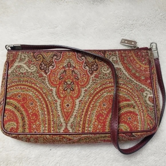 ETRO Paisley Jacquard  Pochette  Bag – Iconic Italian Luxury - Picture 10 of 10